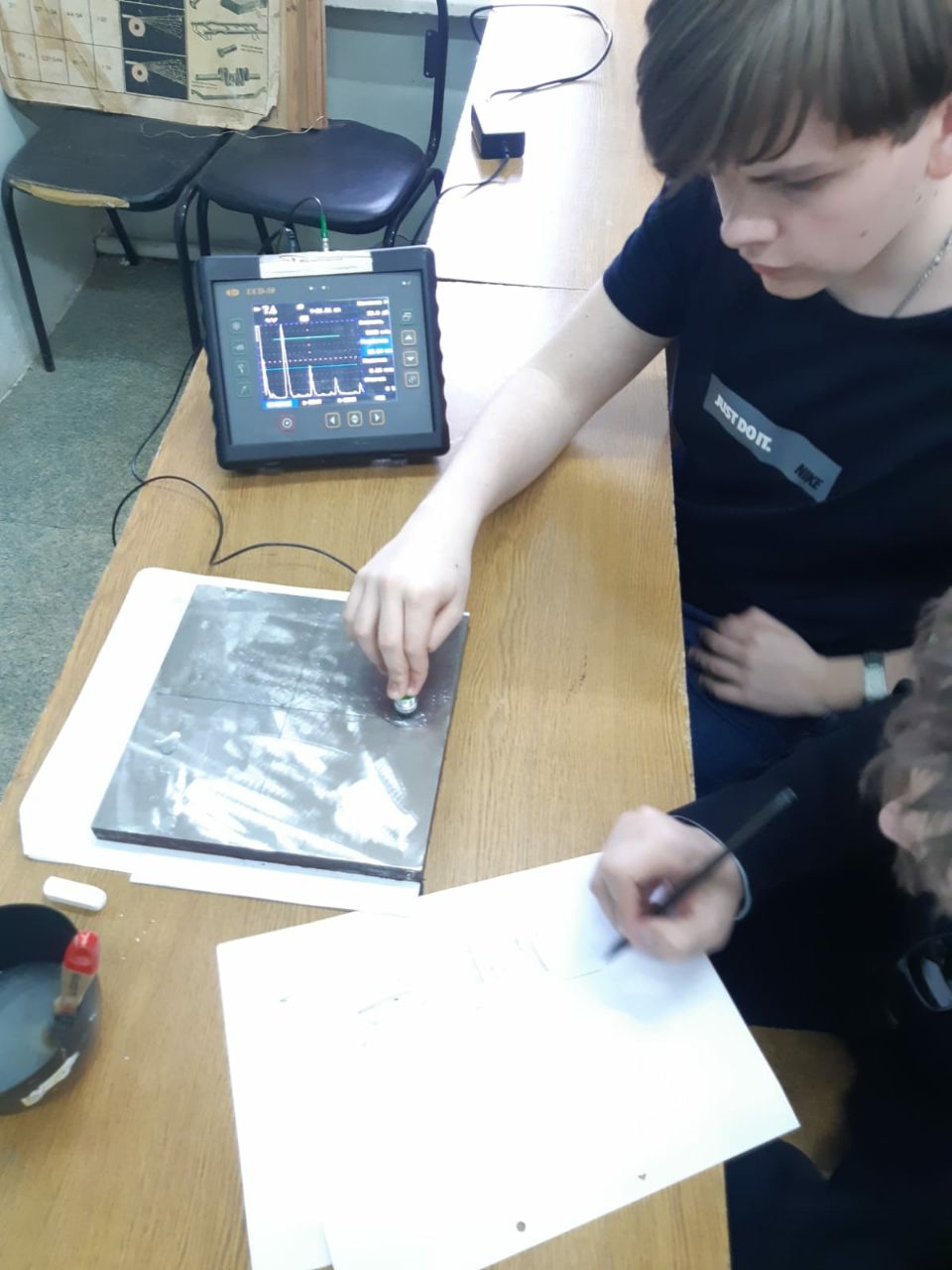 15.04.2025 для обучающихся 10 класса МБОУ СОШ № 37, 18 и 52 г. Пензы, в рамках профориентационной работы на кафедре СЛПиМ проведена практическая работа «Компьютерное проектирование сварных изделий и методы контроля сварных соединений».